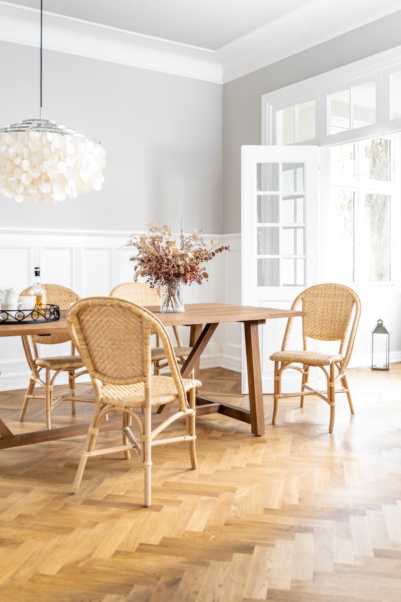 Alanis Rattan Dining Chair - Natural