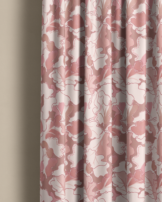 Adagio, Pinks Linen Fabric