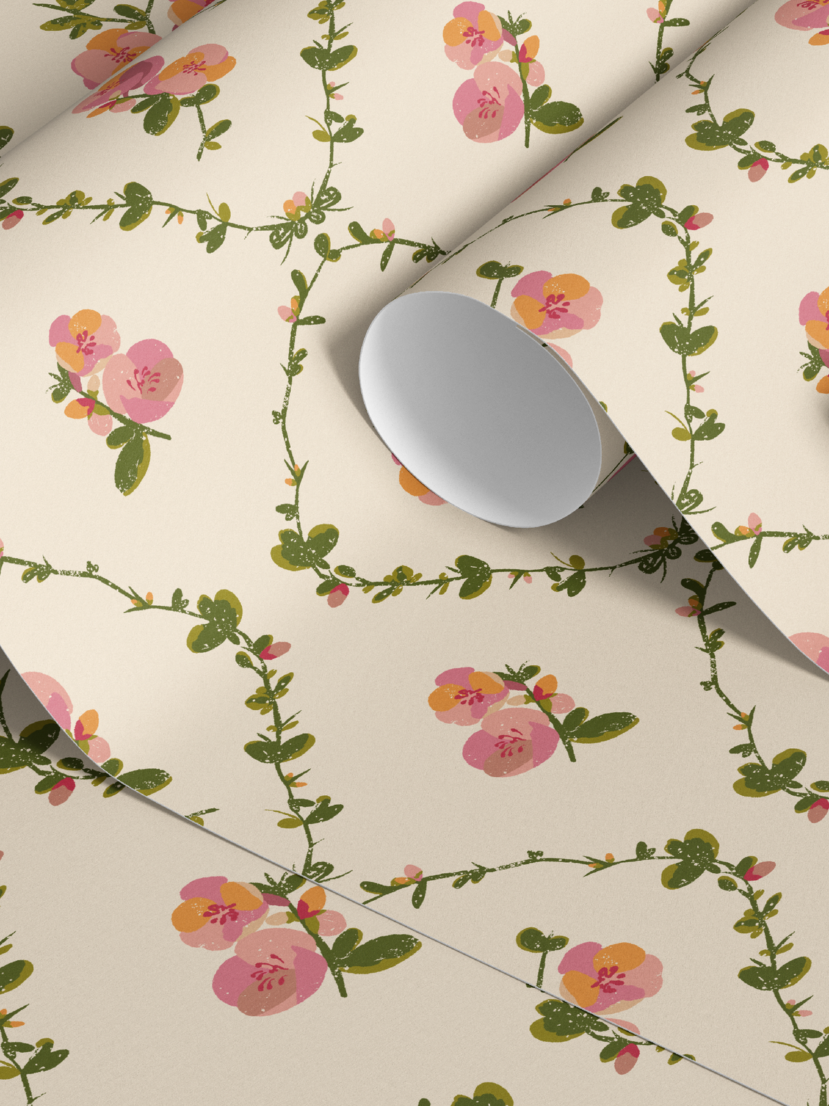 Betsy on Beige — Wallpaper