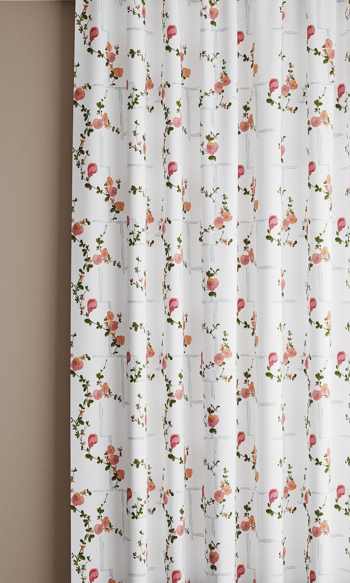 Coco, White Linen Fabric