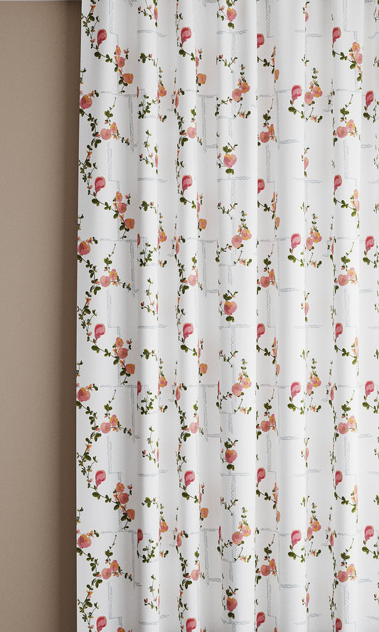 Coco, White Linen Fabric