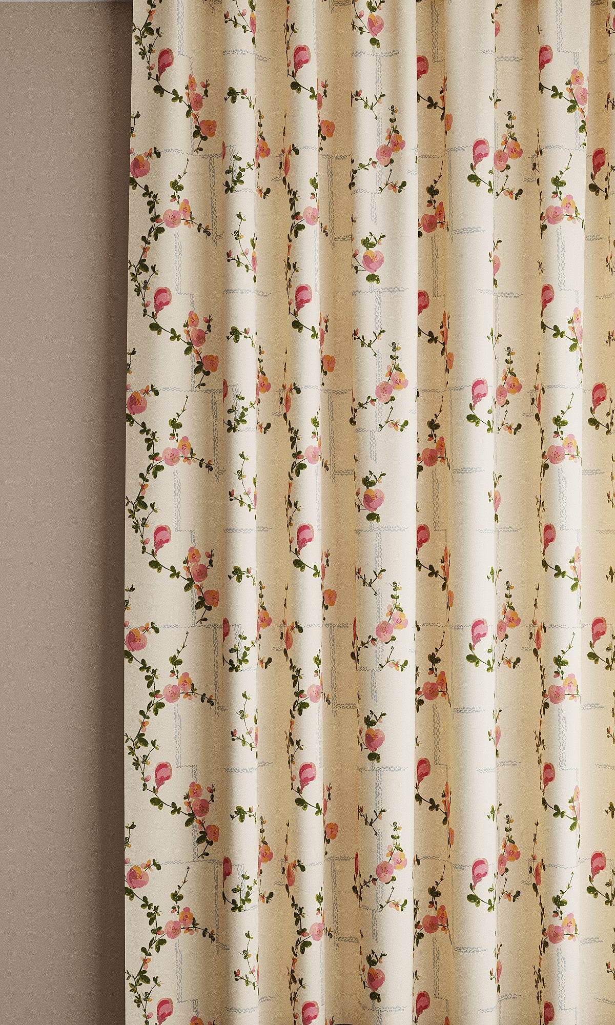 Coco, Beige Linen Fabric