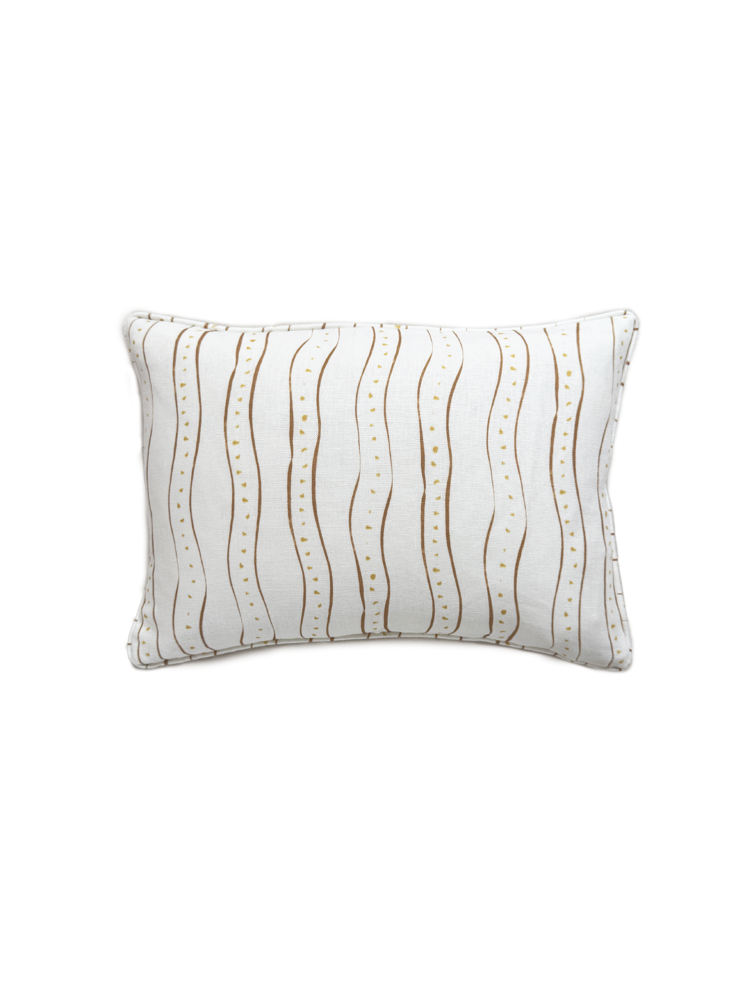 Rayure Nutmeg Linen Cushion