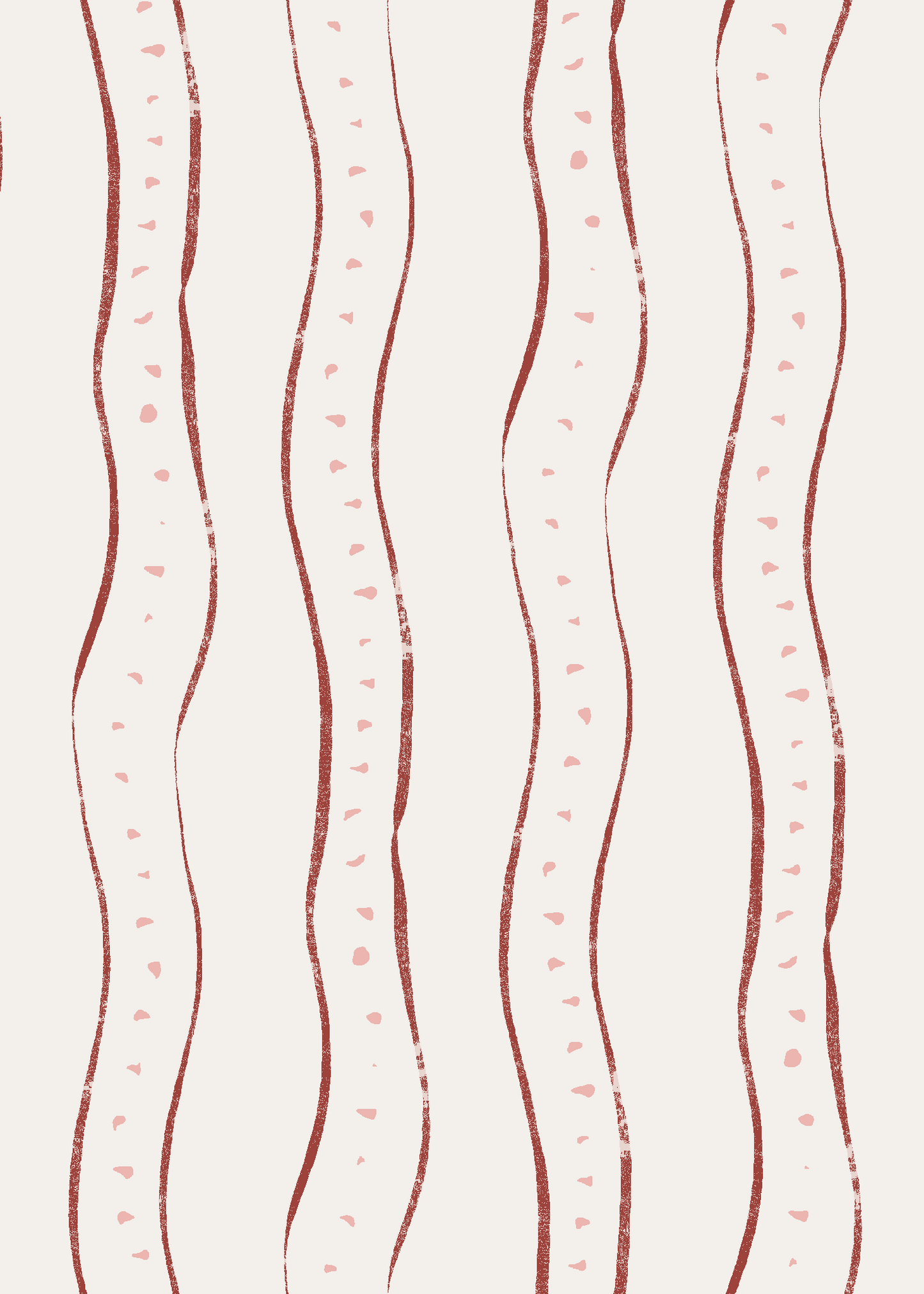 Rayure, Burgundy Linen Fabric