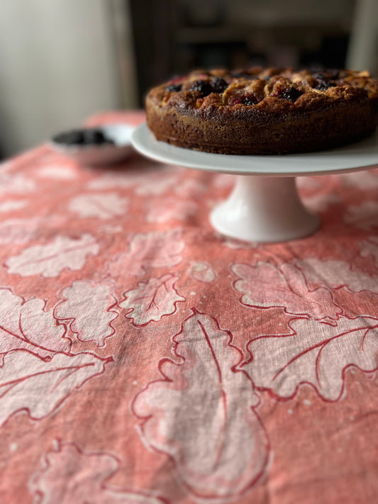 Grace Tablecloth - Pink Linen