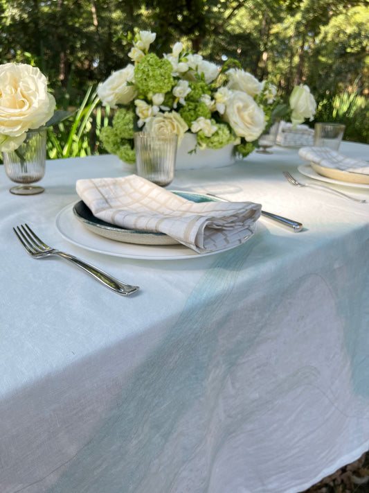 From Mastery to Table: The Story Behind the Imola Luxury Linen Tablecloth