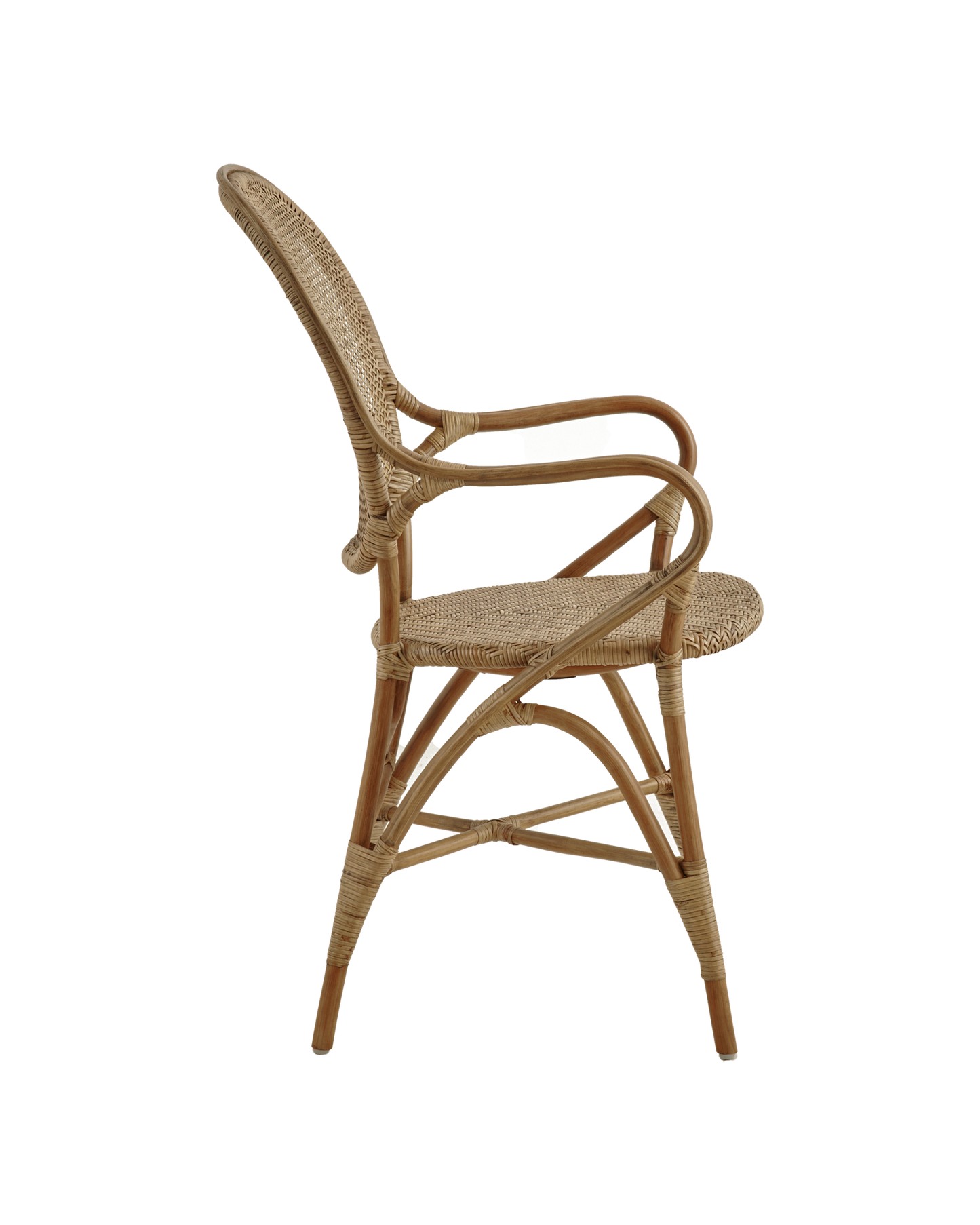 Rossini Rattan Dining Armchair - Antique