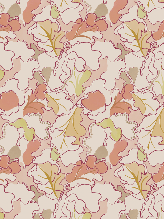 Adagio, Pastel Linen Fabric