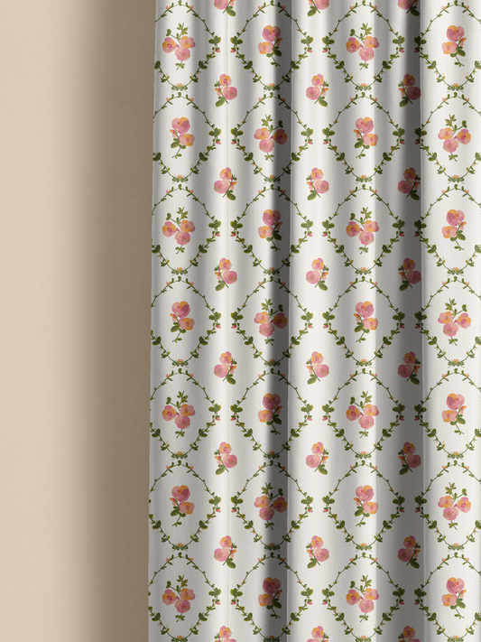 Betsy on Ivory — Linen Fabric