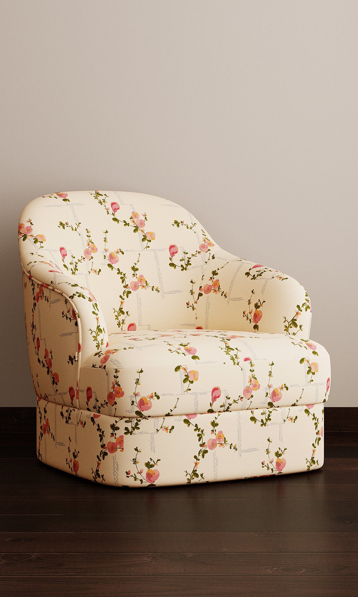 Coco, Beige Linen Fabric