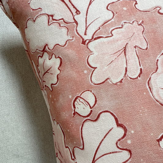 Grace Pink Linen Cushion