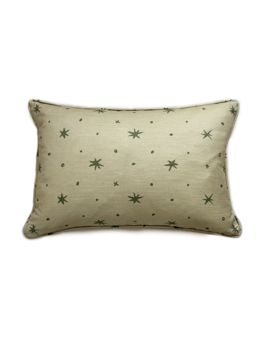 Ensueño Olive Linen Cotton Cushion