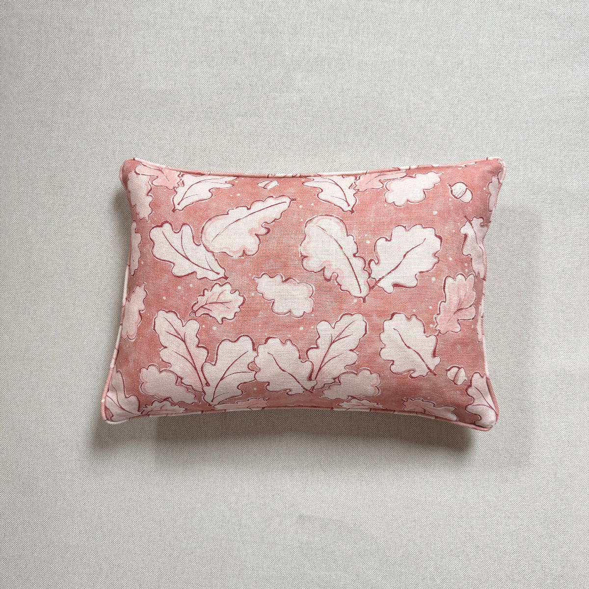 Grace Pink Linen Cushion
