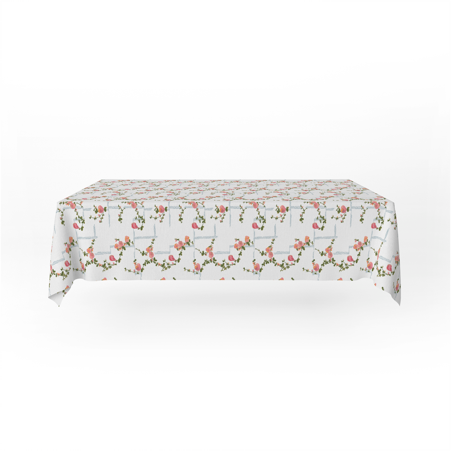 Coco Linen Tablecloth in White