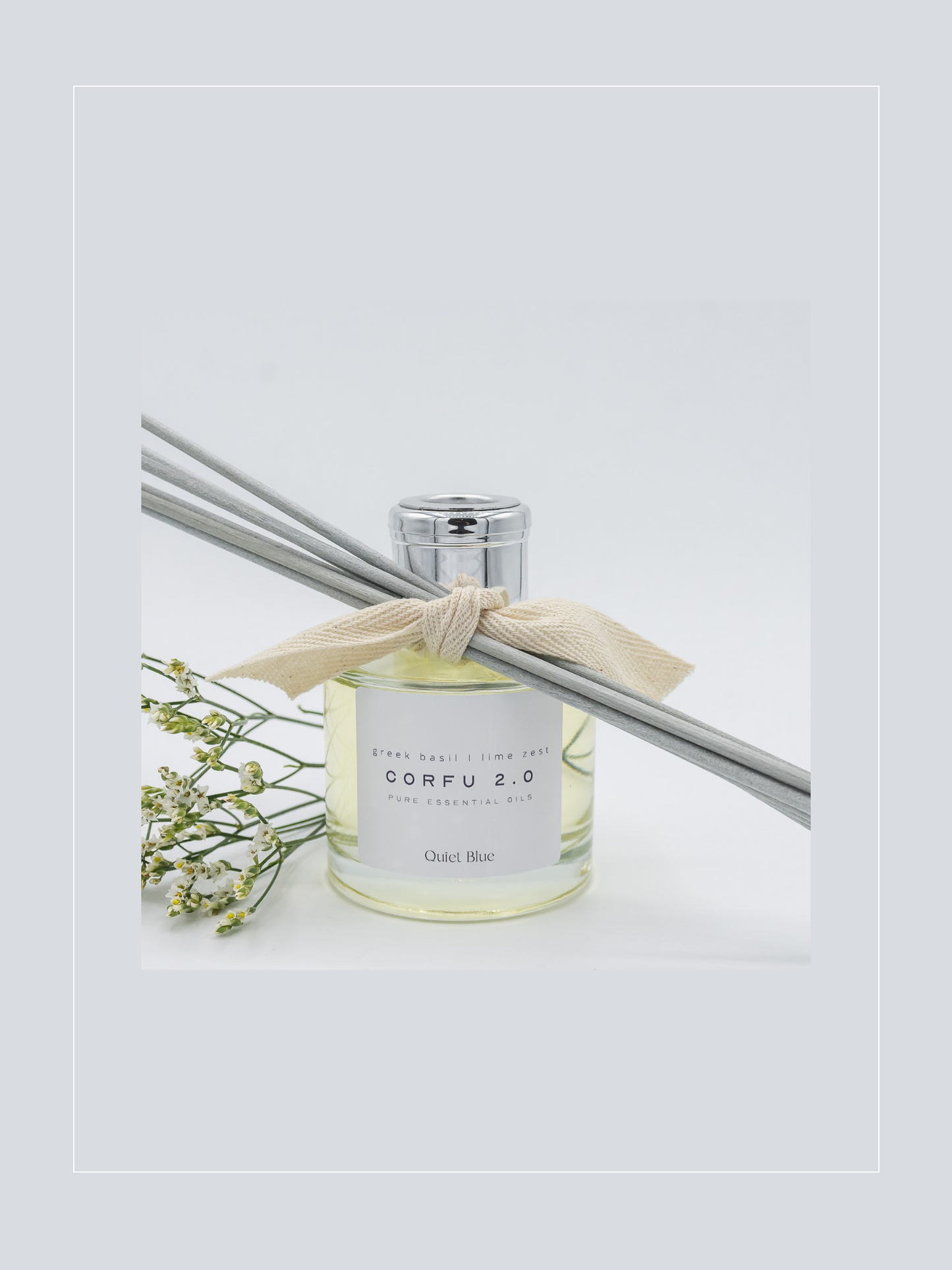 Corfu Luxury Reed Diffuser - Citrus Notes by Quiet Blue