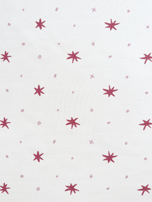 Ensueño Linen Cotton Fabric Raspberry