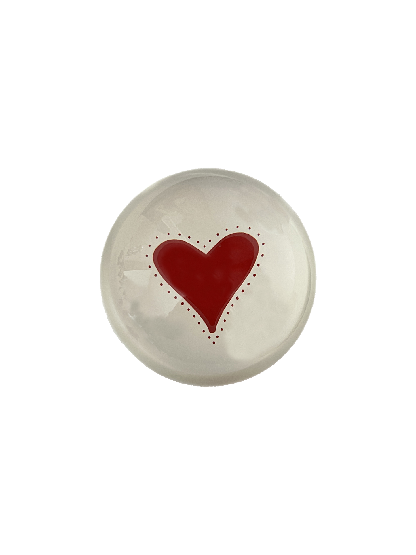 Decoupage Paperweight, Heart