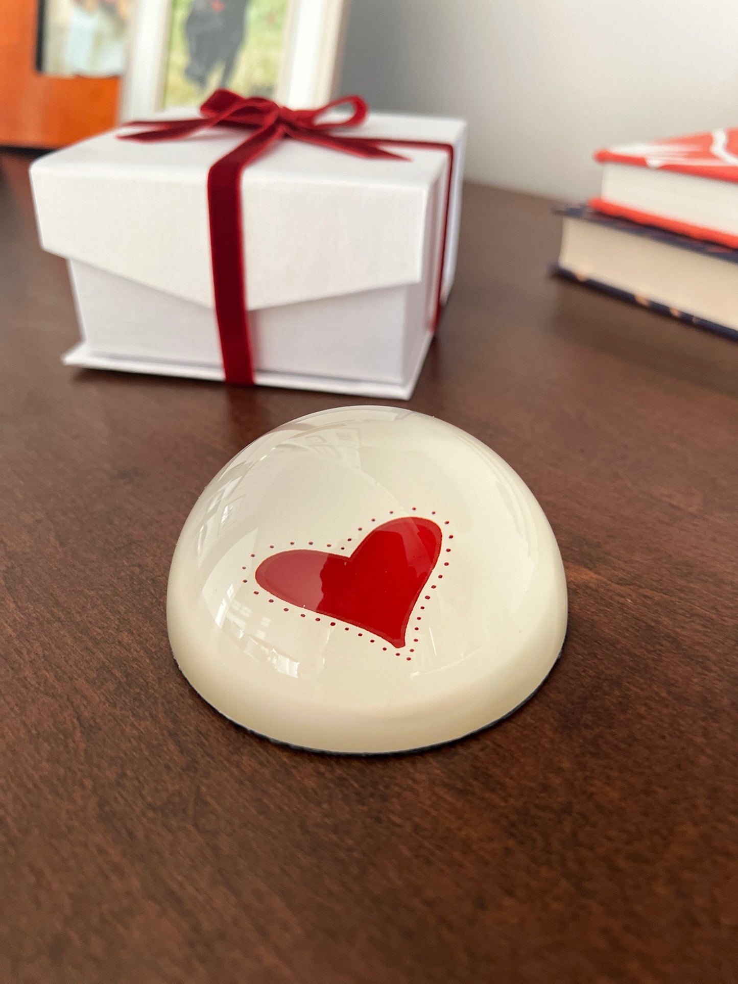 Decoupage Paperweight, Heart