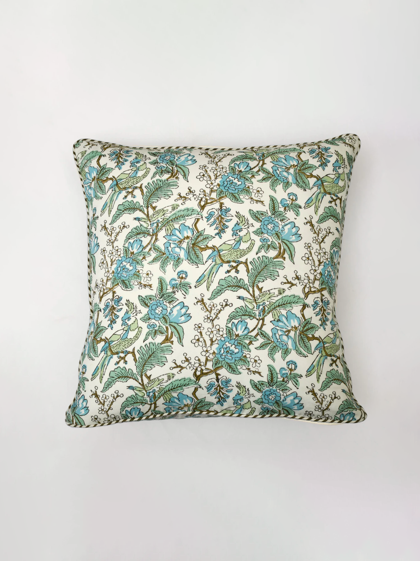 Cushion Cover Indian Toile Block Printed