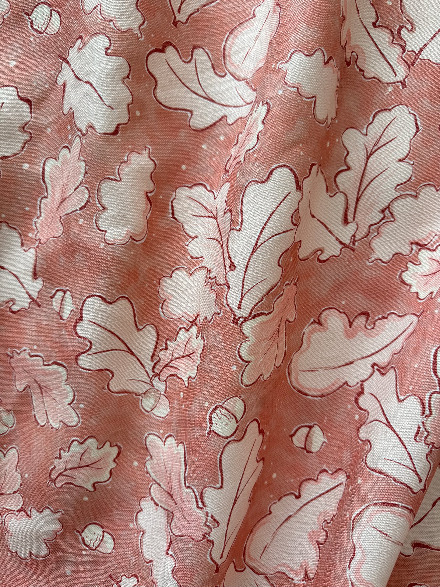 Grace, Pink Linen Fabric