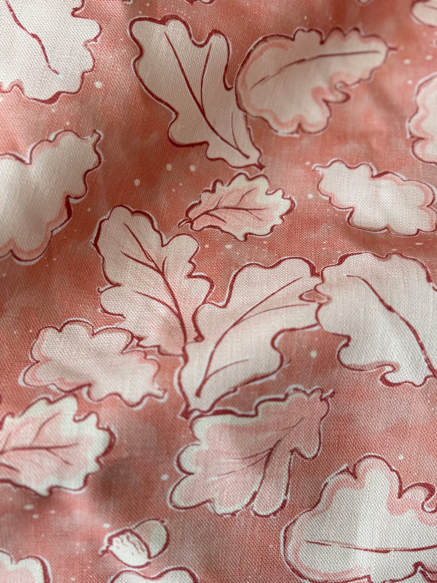 Grace, Pink Linen Fabric