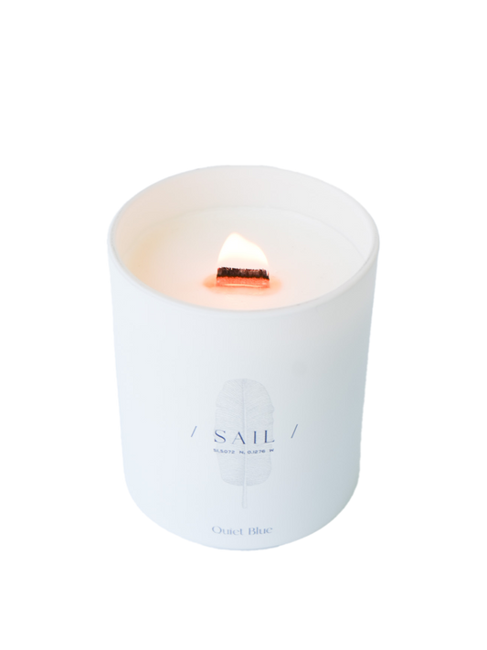 Sicily Luxury Candle - Neroli and Orange Notes by Quiet Blue