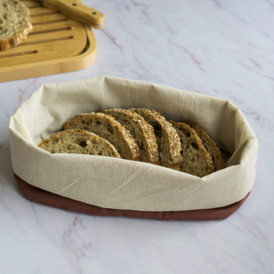 Organic Cotton Bread Bag / Basket