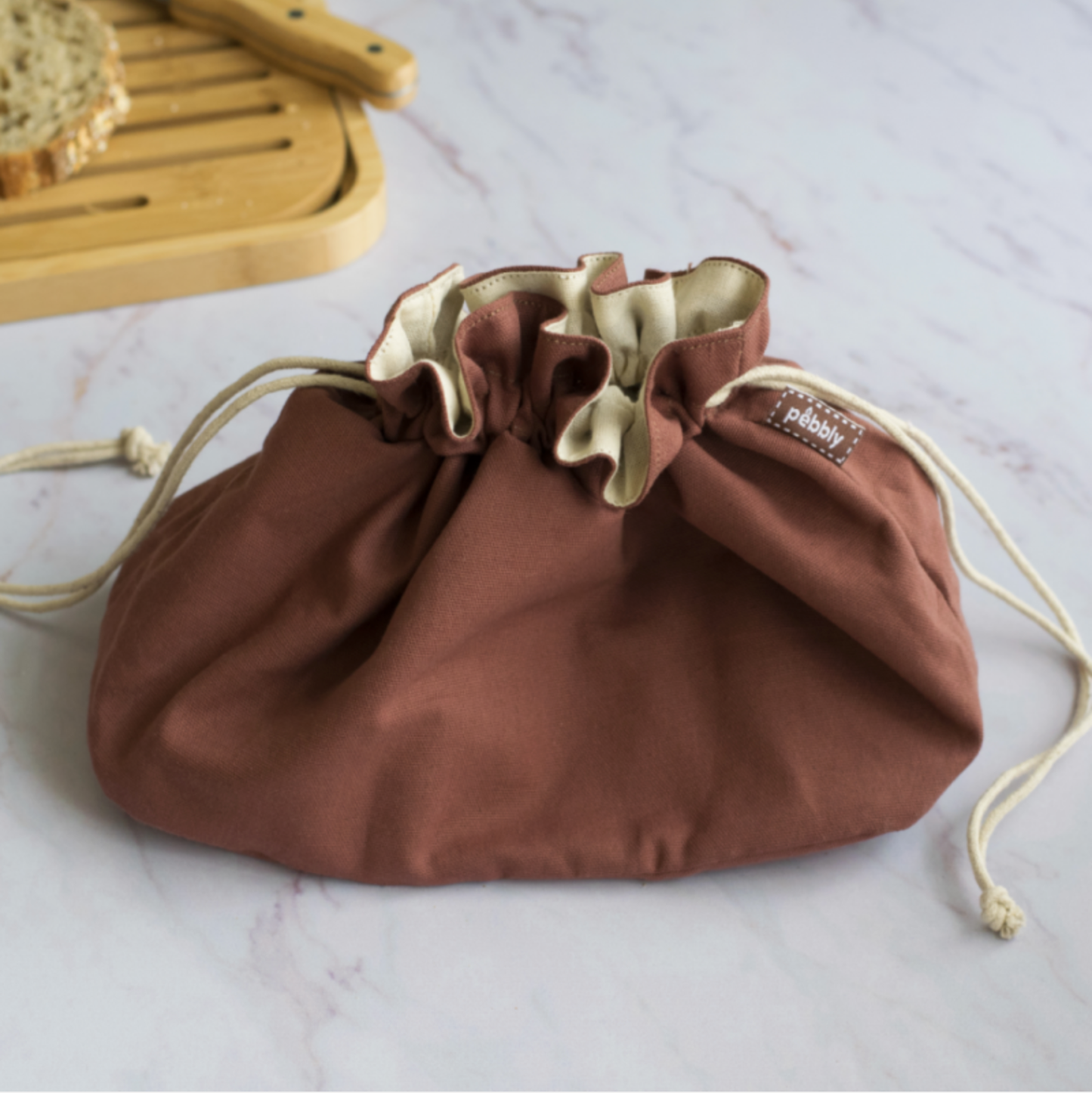 Organic Cotton Bread Bag / Basket