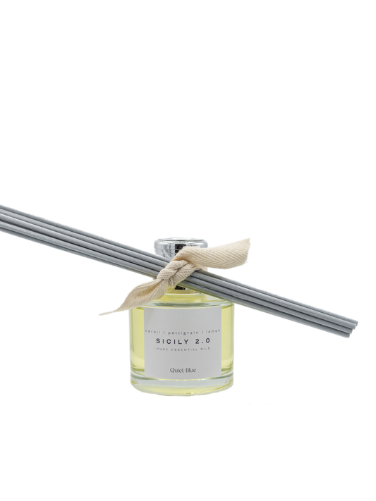 Sicily Luxury Reed Diffuser -  Neroli + Petitgrain + Lemon Notes