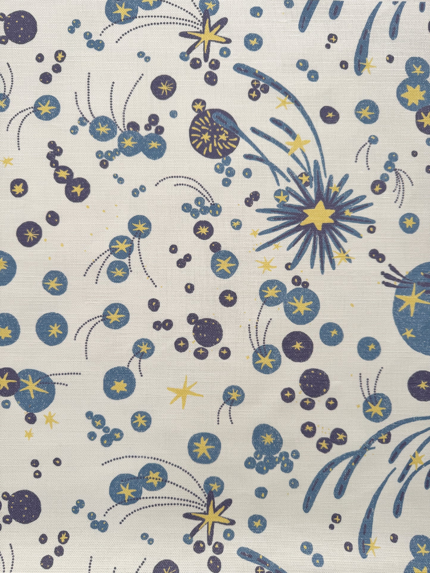 Solaris Linen Cotton Fabric Denim Blue