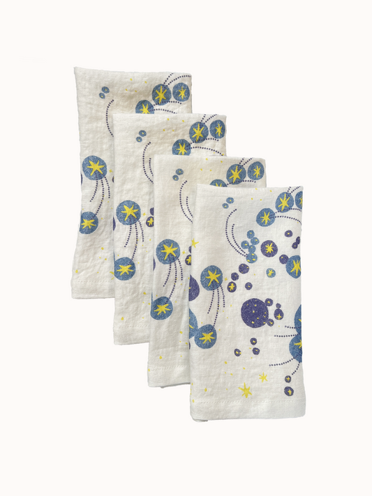 Solaris Napkins in White (Set of 4)