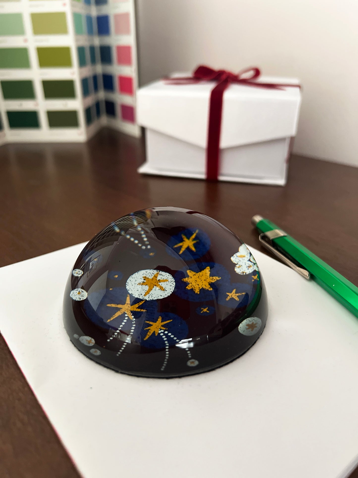 Decoupage Paperweight, Solaris