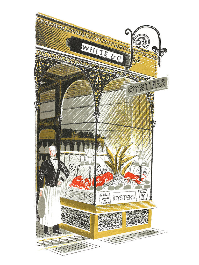 Oyster Bar by Eric Ravilious