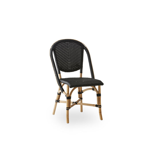 Sofie Rattan Dining Chair - Black