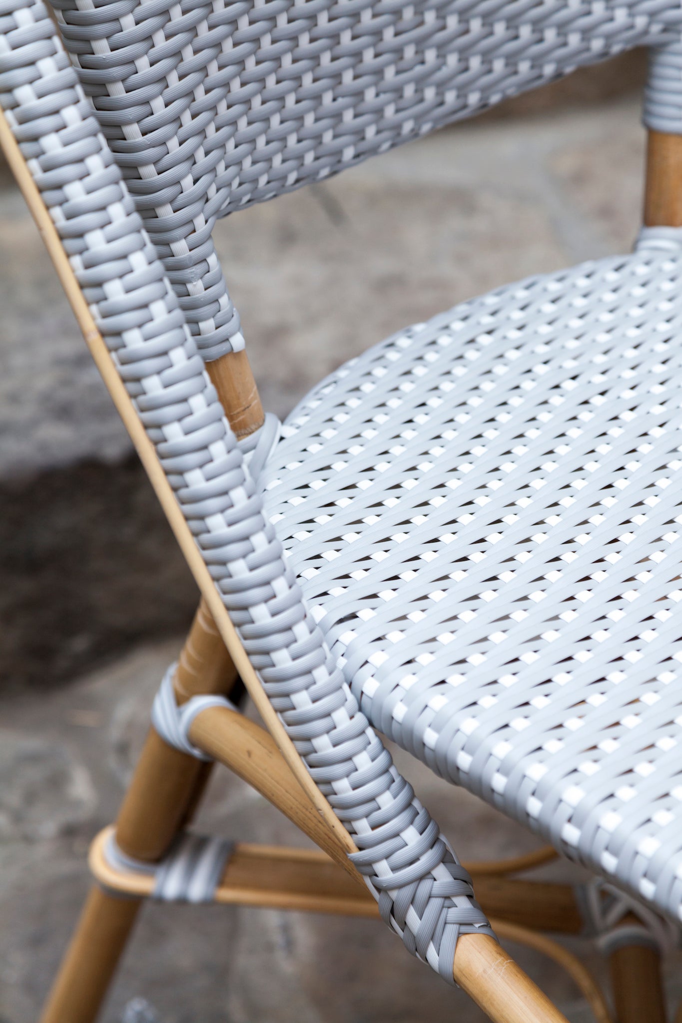 Sofie Rattan Dining Chair - Grey