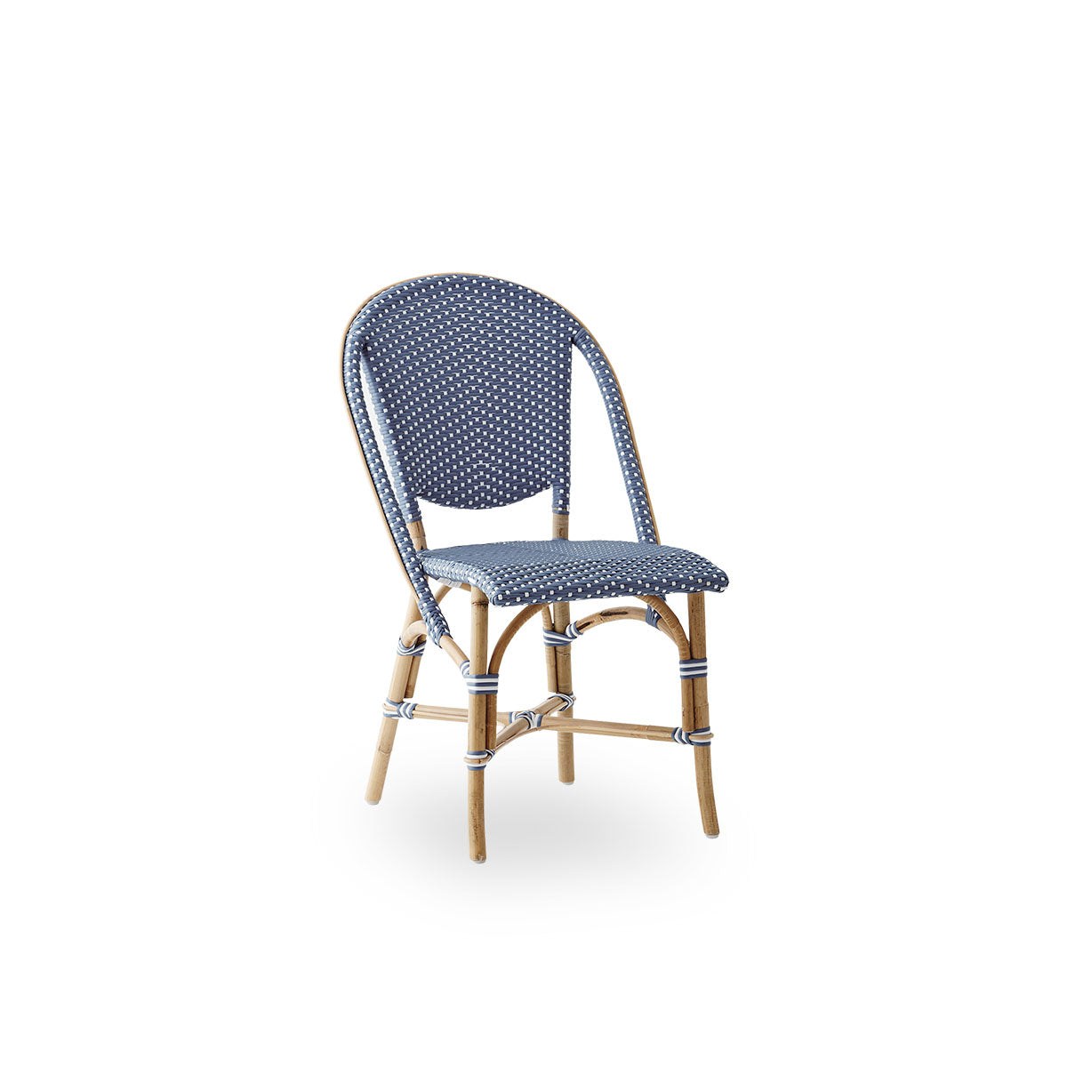 Sofie Rattan Dining Chair - Blue