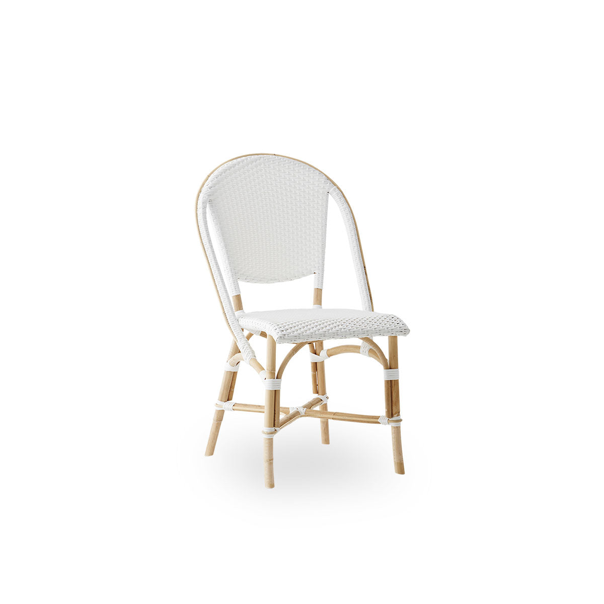 Sofie Rattan Dining Chair - White