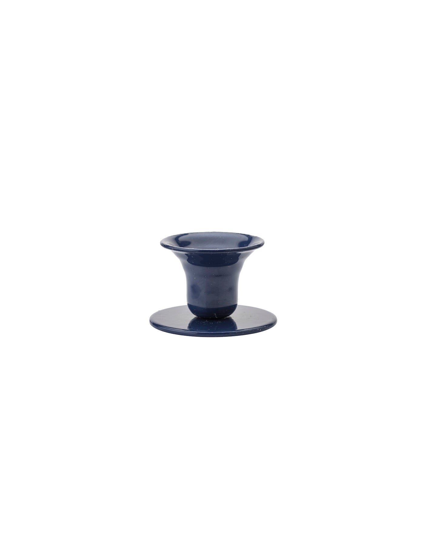 Bell Candle Holders in Blue - Set of 2