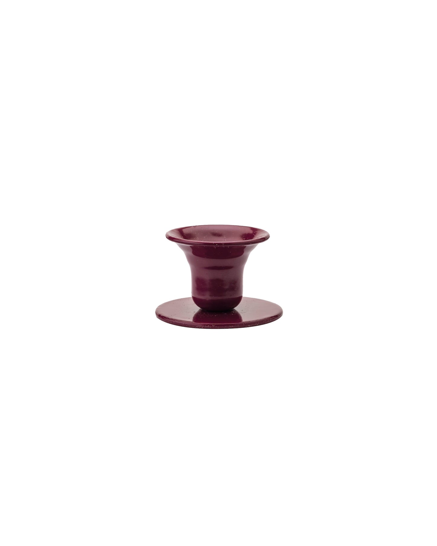 Bell Candle Holders in Burgundy - One Holder