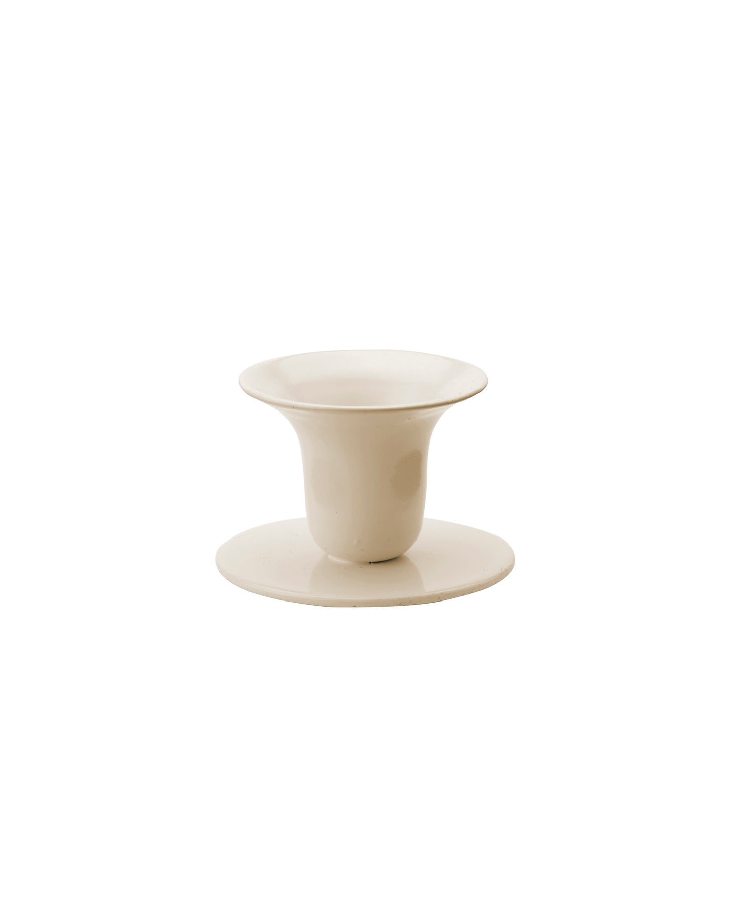 Bell Candle Holders in Latte - Set of 2