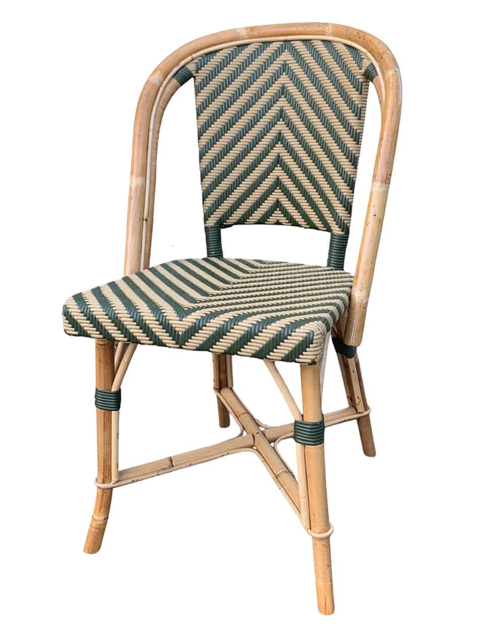 French Bistro Chair - Chevron