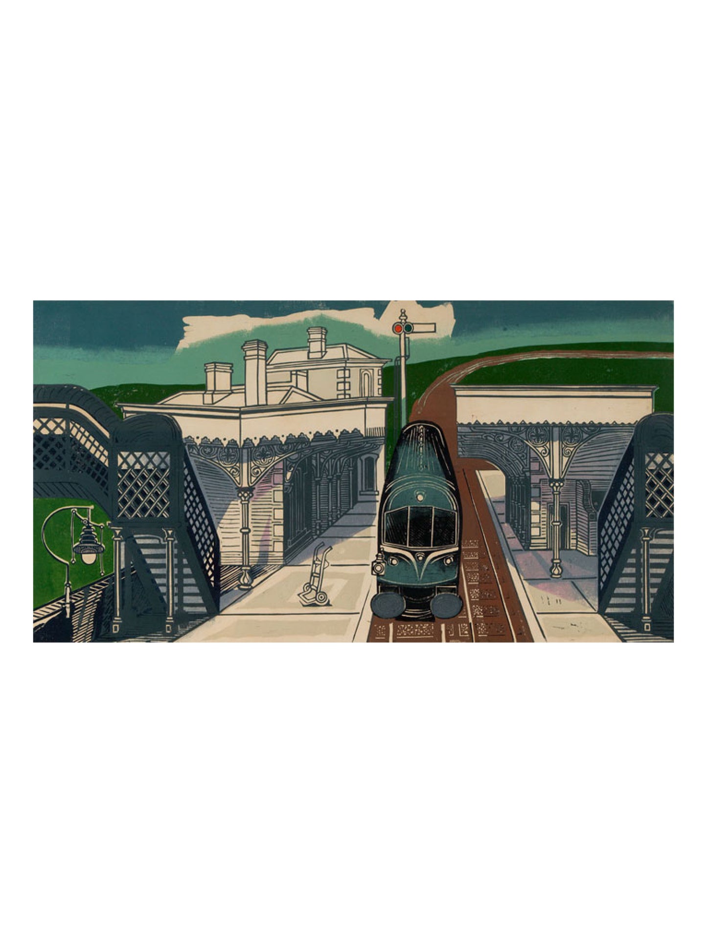 Braintree Station by Edward Bawden