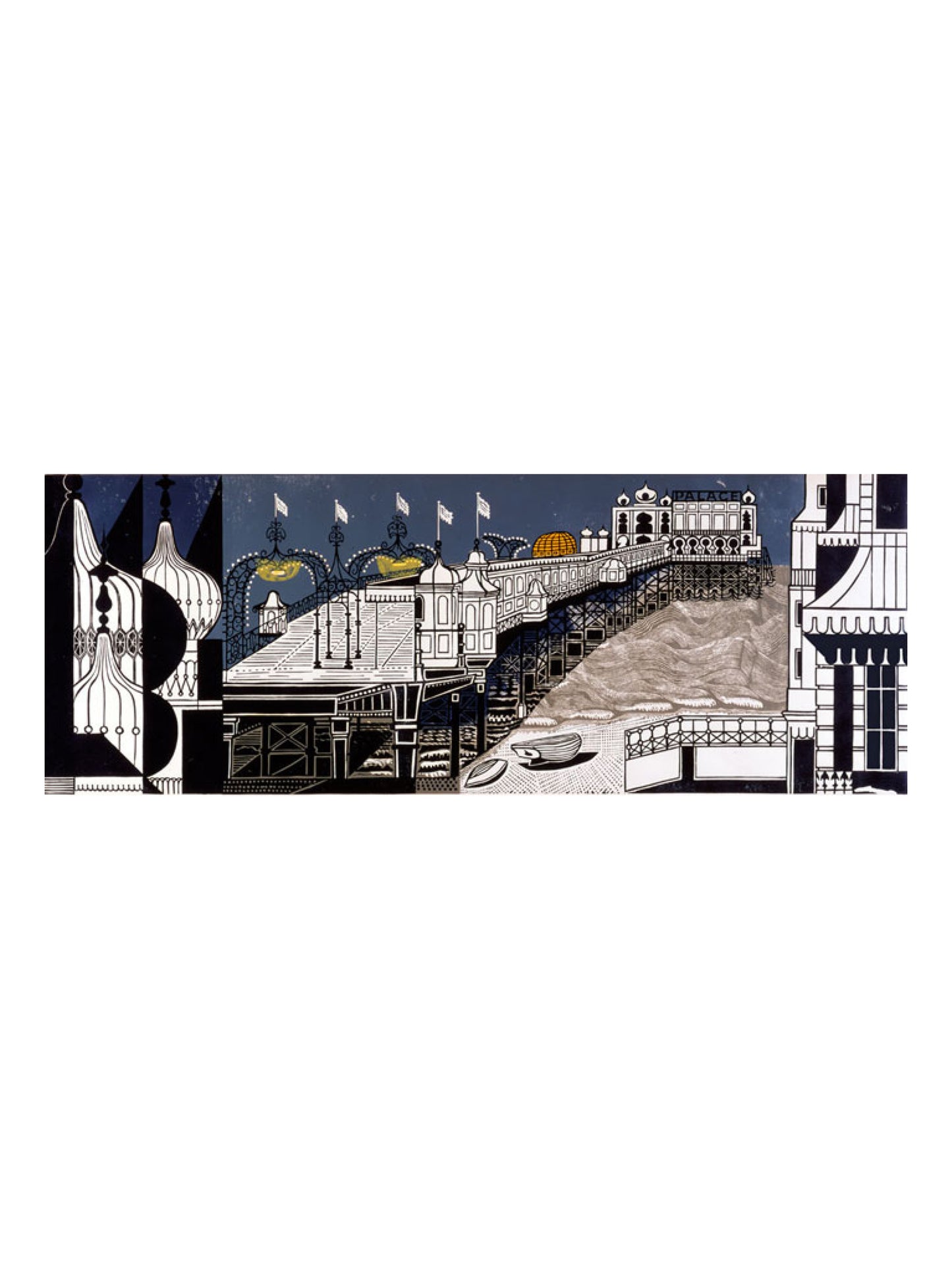 Brighton Pier by Edward Bawden