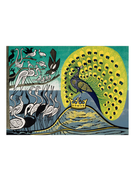 Peacock and Magpie by Edward Bawden